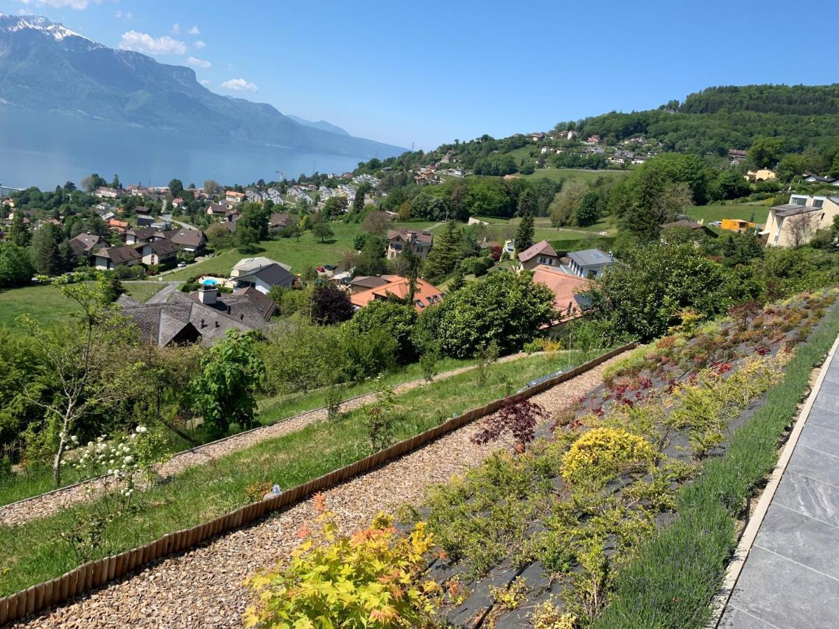 Appartement Moderne Avec Vue Panoramique A Jongny Proche De Montreux Ngoại thất bức ảnh