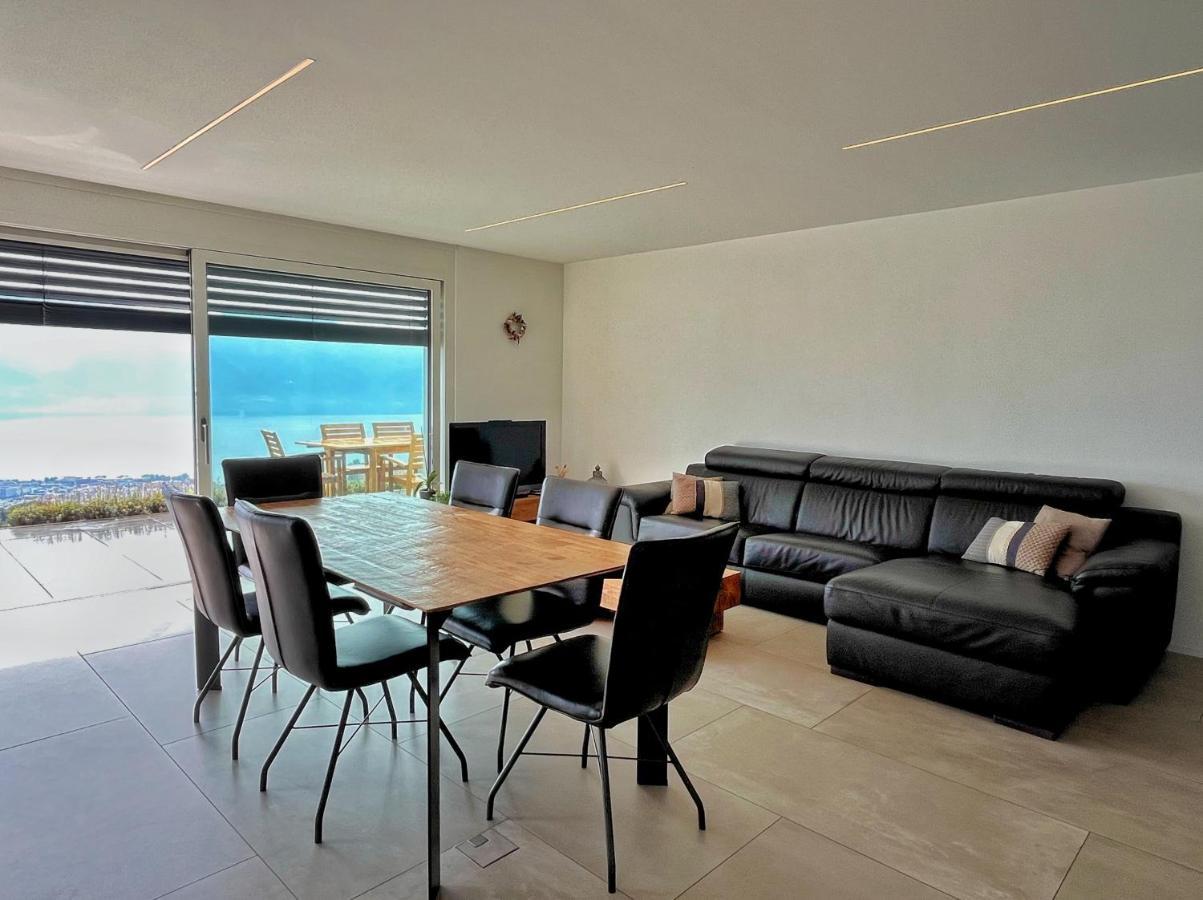 Appartement Moderne Avec Vue Panoramique A Jongny Proche De Montreux Ngoại thất bức ảnh