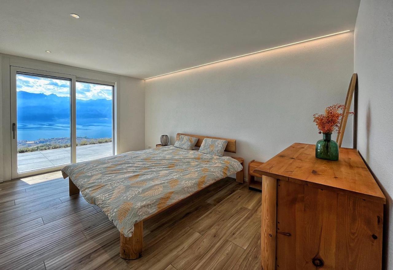 Appartement Moderne Avec Vue Panoramique A Jongny Proche De Montreux Ngoại thất bức ảnh