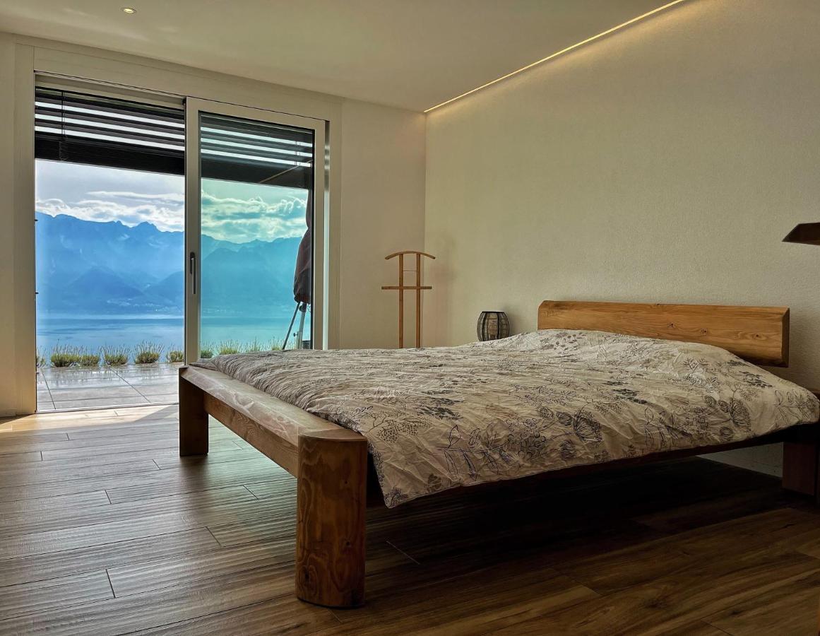Appartement Moderne Avec Vue Panoramique A Jongny Proche De Montreux Ngoại thất bức ảnh