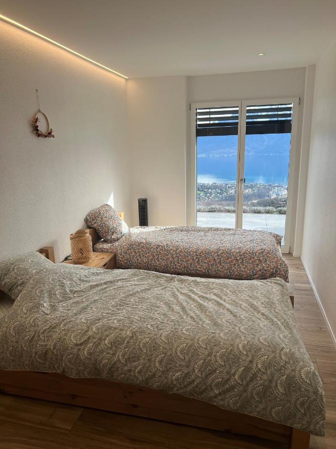 Appartement Moderne Avec Vue Panoramique A Jongny Proche De Montreux Ngoại thất bức ảnh